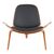 Πολυθρόνα Vilma pakoworld PU μαύρο- plywood καρυδί 90x76.5x74.5εκ - ΚΑΡΕΚΛΕΣ ΓΡΑΦΕΙΟΥ στο Milonadakis.gr