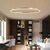 Φωτιστικό οροφής Nebrian pakoworld led μέταλλο χρυσό Φ60x15εκ - ΦΩΤΙΣΤΙΚΑ ΟΡΟΦΗΣ στο Milonadakis.gr
