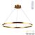 Φωτιστικό οροφής Nebrian pakoworld led μέταλλο χρυσό Φ60x15εκ - ΦΩΤΙΣΤΙΚΑ ΟΡΟΦΗΣ στο Milonadakis.gr