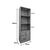 Βιβλιοθήκη Tekaro I pakoworld σε sonoma απόχρωση 57x33x180εκ - ΒΙΒΛΙΟΘΗΚΕΣ στο Milonadakis.gr