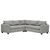 ΓΩΝΙΑΚΟΣ ΚΑΝΑΠΕΣ CALDER HM3286.01 ΓΚΡΙ ΥΦΑΣΜΑ 254x90x91Υεκ. - ΚΑΝΑΠΕΔΕΣ-ΣΑΛΟΝΙΑ στο Milonadakis.gr