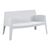 ΚΑΝΑΠΕΣ 2-ΘΕΣΙΟΣ ΠΟΛΥΠΡΟΠΥΛΕΝΙΟΥ SLEEK HM6366.01 ΧΡΩΜΑ ΛΕΥΚΟ 118x48,5x73Υεκ. - ΚΑΝΑΠΕΔΕΣ στο Milonadakis.gr