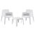 ΣΕΤ LOUNGE ΠΟΛΥΠΡΟΠΥΛΕΝΙΟΥ SLEEK HM21267.01 ΤΡΑΠΕΖΑΚΙ & 2 ΠΟΛΥΘΡΟΝΕΣ-ΛΕΥΚΟ - ΣΕΤ ΣΑΛΟΝΙΑ στο Milonadakis.gr