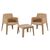 ΣΕΤ LOUNGE ΠΟΛΥΠΡΟΠΥΛΕΝΙΟΥ SLEEK HM21267.03 ΤΡΑΠΕΖΑΚΙ & 2 ΠΟΛΥΘΡΟΝΕΣ-ΚΑΠΟΥΤΣΙΝΟ - ΣΕΤ ΣΑΛΟΝΙΑ στο Milonadakis.gr