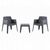 ΣΕΤ LOUNGE ΠΟΛΥΠΡΟΠΥΛΕΝΙΟΥ SLEEK HM21267.10 ΤΡΑΠΕΖΑΚΙ & 2 ΠΟΛΥΘΡΟΝΕΣ-ΓΚΡΙ - ΣΕΤ ΣΑΛΟΝΙΑ στο Milonadakis.gr
