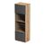 Ντουλάπα κουζίνας Rowan pakoworld σε oak-ανθρακί απόχρωση 60x42x182εκ - ΟΡΓΑΝΩΣΗ ΣΠΙΤΙΟΥ στο Milonadakis.gr