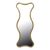 Καθρέπτης Boulen Inart μέταλλο σε χρυσή απόχρωση 51x2x126εκ - ΚΑΘΡΕΠΤΕΣ στο Milonadakis.gr
