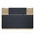 Γραφείο reception Lotus pakoworld σε χρώμα φυσικό - ανθρακί 200x70x110εκ - ΓΡΑΦΕΙΑ στο Milonadakis.gr