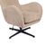 Πολυθρόνα Zefrina pakoworld περιστρεφόμενη μπεζ ύφασμα με βάση σε μαύρη απόχρωση 82x77x99εκ - ΚΑΡΕΚΛΕΣ - ΠΟΛΥΘΡΟΝΕΣ ΕΣ. στο Milonadakis.gr