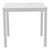 Τραπέζι Kliton pakoworld αλουμινίου λευκό 80x80x74εκ - ΤΡΑΠΕΖΙΑ ΕΞ. ΧΩΡΟΥ στο Milonadakis.gr