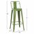ΣΚΑΜΠΟ BAR ΜΕΤΑΛΛΙΚΟ MELITA ME ΠΛΑΤΗ ΣΕ LIGHT OLIVE GREEN HM8643.13 43Χ43Χ100εκ. - ΣΚΑΜΠΟ ΜΠΑΡ στο Milonadakis.gr