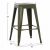 ΣΚΑΜΠΟ ΜΕΣΑΙΟΥ ΥΨΟΥΣ ΜΕΤΑΛΛΙΚΟ HM8573.03 MELITA ΣΕ DARK OLIVE GREEN 43x43x67Yεκ. - ΣΚΑΜΠΟ ΜΠΑΡ στο Milonadakis.gr