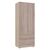 Ντουλάπα ρούχων Lila pakoworld δίφυλλη sonoma 77.5x49.5x203.5εκ - ΝΤΟΥΛΑΠΕΣ στο Milonadakis.gr