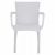 ΠΟΛΥΘΡΟΝΑ ΠΟΛΥΠΡΟΠΥΛΕΝΙΟΥ RATTAN ΠΟΔΙ ALU HM5591.01 ΧΡΩΜΑ ΛΕΥΚΟ 60x60x82 cm - ΚΑΡΕΚΛΕΣ - ΠΟΛΥΘΡΟΝΕΣ στο Milonadakis.gr