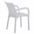 ΠΟΛΥΘΡΟΝΑ ΠΟΛΥΠΡΟΠΥΛΕΝΙΟΥ RATTAN ΠΟΔΙ ALU HM5591.01 ΧΡΩΜΑ ΛΕΥΚΟ 60x60x82 cm - ΚΑΡΕΚΛΕΣ - ΠΟΛΥΘΡΟΝΕΣ στο Milonadakis.gr