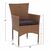 ΣΕΤ ΤΡΑΠΕΖΑΡΙΑΣ 5ΤΜΧ ΤΡΑΠ. 150Χ90 & ΠΟΛΥΘΡΟΝΕΣ WICKER RATTAN ΜΠΕΖ ΚΑΦΕ HM11714.02 - ΣΕΤ ΤΡΑΠΕΖΑΡΙΕΣ στο Milonadakis.gr