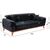 ΚΑΝΑΠΕΣ ΚΡΕΒΑΤΙ BENNINGTON ΤΡΙΘΕΣΙΟΣ ΜΑΥΡΟΣ HM3249.01 240x95x80 εκ. - ΚΑΝΑΠΕΔΕΣ-ΣΑΛΟΝΙΑ στο Milonadakis.gr