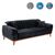 ΚΑΝΑΠΕΣ ΚΡΕΒΑΤΙ BENNINGTON ΤΡΙΘΕΣΙΟΣ ΜΑΥΡΟΣ HM3249.01 240x95x80 εκ. - ΚΑΝΑΠΕΔΕΣ-ΣΑΛΟΝΙΑ στο Milonadakis.gr