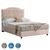 ΚΡΕΒΑΤΙ MALENA ΑΠΟ ΜΠΕΖ ΥΦΑΣΜΑ NUBUCK HM647.22 ΓΙΑ ΣΤΡΩΜΑ 120x200 εκ. - ΚΡΕΒΑΤΙΑ στο Milonadakis.gr