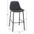 ΣΚΑΜΠΟ VINCENT HM9298.10 ΜΕΣΑΙΟΥ ΥΨΟΥΣ ΓΚΡΙ  ΜΕ ΜΕΤΑΛΛΙΚΑ ΠΟΔΙΑ 47x51x96 εκ. - ΣΚΑΜΠΟ ΜΠΑΡ στο Milonadakis.gr