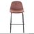 ΣΚΑΜΠΟ VINCENT HM9298.12 ΜΕΣ. ΥΨΟΥΣ ΣΑΠΙΟ ΜΗΛΟ ΒΕΛΟΥΔΟ ΜΕ ΜΕΤΑΛΛΙΚΑ ΠΟΔΙΑ 47x51x96 εκ. - ΣΚΑΜΠΟ ΜΠΑΡ στο Milonadakis.gr