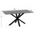 ΤΡΑΠΕΖΙ ΤΡΑΠΕΖΑΡΙΑΣ SYNTEC HM9308.01 SINTERED STONE ΜΑΥΡΟ ΜΕΤΑΛΛΙΚΑ ΠΟΔΙΑ 160x90x75Y εκ. - ΤΡΑΠΕΖΙΑ ΚΟΥΖΙΝΑΣ στο Milonadakis.gr