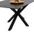 ΤΡΑΠΕΖΙ ΤΡΑΠΕΖΑΡΙΑΣ SYNTEC HM9308.01 SINTERED STONE ΜΑΥΡΟ ΜΕΤΑΛΛΙΚΑ ΠΟΔΙΑ 160x90x75Y εκ. - ΤΡΑΠΕΖΙΑ ΚΟΥΖΙΝΑΣ στο Milonadakis.gr