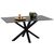 ΤΡΑΠΕΖΙ ΤΡΑΠΕΖΑΡΙΑΣ SYNTEC HM9308.01 SINTERED STONE ΜΑΥΡΟ ΜΕΤΑΛΛΙΚΑ ΠΟΔΙΑ 160x90x75Y εκ. - ΤΡΑΠΕΖΙΑ ΚΟΥΖΙΝΑΣ στο Milonadakis.gr