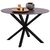 ΤΡΑΠΕΖΙ ΤΡΑΠΕΖΑΡΙΑΣ ΣΤΡΟΓΓΥΛΟ SYNTEC HM9309.01 SINTERED STONE ΜΑΥΡΟ ΜΕΤΑΛΛΙΚΑ ΠΟΔΙΑ Φ115x75Y εκ. - ΤΡΑΠΕΖΙΑ ΚΟΥΖΙΝΑΣ στο Milonadakis.gr