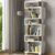 ΒΙΒΛΙΟΘΗΚΗ ΜΕΛΑΜΙΝΗΣ OWLOLIVE GREY ΛΕΥΚΟ 60x19,5x165Yεκ.HM8923.11 - ΒΙΒΛΙΟΘΗΚΕΣ στο Milonadakis.gr