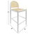 ΣΚΑΜΠΟ ΑΠΟ ΟΞΙΑ-RATTAN ΑΨΙΔΑ ΠΛΑΤΗ ΛΕΥΚΟ HM9408.03 47x46x100 εκ. - ΣΚΑΜΠΟ ΜΠΑΡ στο Milonadakis.gr