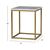 ΖΙΓΚΟΝ GRELAY 2 ΤΕΜ MDF ΟΨΗ ΜΑΡΜΑΡΟΥ & ΜΕΤΑΛΛΟ HM8762.11 45Χ45Χ50εκ. & 37Χ37Χ43 εκ. - ΒΟΗΘΗΤΙΚΑ ΤΡΑΠΕΖΑΚΙΑ στο Milonadakis.gr