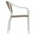 ΠΟΛΥΘΡΟΝΑ ΑΛΟΥΜΙΝΙΟΥ ΛΕΥΚΟ ΜΕ PE RATTAN WICKER HM5856.01 57x63x80Yεκ. - ΚΑΡΕΚΛΕΣ - ΠΟΛΥΘΡΟΝΕΣ στο Milonadakis.gr