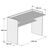 ΓΡΑΦΕΙΟ ΜΕΛΑΜΙΝΗΣ ΛΕΥΚΟ 118x58x80Υεκ.HM9227.11 - ΓΡΑΦΕΙΑ στο Milonadakis.gr