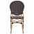 ΚΑΡΕΚΛΑ ΑΛΟΥΜΙΝΙΟΥ BAMBOO LOOK ΜΕ ΚΑΦΕ PE RATTAN HM5925.01 47x58x95Yεκ. - ΚΑΡΕΚΛΕΣ - ΠΟΛΥΘΡΟΝΕΣ στο Milonadakis.gr