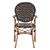 ΠΟΛΥΘΡΟΝΑ ΑΛΟΥΜΙΝΙΟΥ BAMBOO LOOK ΚΑΦΕ ΚΑΙ ΚΑΦΕ PE RATTAN HM5926.01 56x62x95Yεκ. - ΚΑΡΕΚΛΕΣ - ΠΟΛΥΘΡΟΝΕΣ στο Milonadakis.gr