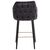 ΣΚΑΜΠΟ BAR ΕΠΑΓΓΕΛΜΑΤΙΚΟ ALONZO HM9281.14 Τ.NUBUCK ΜΑΥΡΟ ΞΥΛΙΝΟ 50x62x108,5Υεκ. - ΣΚΑΜΠΟ ΜΠΑΡ στο Milonadakis.gr