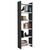 ΒΙΒΛΙΟΘΗΚΗ CLASSIKER HM9226.13 ΜΕΛΑΜΙΝΗΣ ΓΚΡΙ-ΛΕΥΚΟ 48,5x22x160Υεκ. - ΒΙΒΛΙΟΘΗΚΕΣ στο Milonadakis.gr
