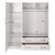 ΝΤΟΥΛΑΠΑ 3ΦΥΛΛΗ CARLY HM384.05 ΜΕ ΔΥΟ ΣΥΡΤΑΡΙΑ ΛΕΥΚΗ 150X55Χ180Υεκ. - ΝΤΟΥΛΑΠΕΣ στο Milonadakis.gr