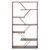 ΒΙΒΛΙΟΘΗΚΗ TARS HM2240.13 OLIVE GREY ΜΕΛΑΜΙΝΗ-ΜΑΥΡΕΣ ΜΕΤΑΛΛΙΚΕΣ ΒΕΡΓΕΣ 84x24x157Yεκ. - ΒΙΒΛΙΟΘΗΚΕΣ στο Milonadakis.gr