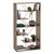ΒΙΒΛΙΟΘΗΚΗ TARS HM2240.13 OLIVE GREY ΜΕΛΑΜΙΝΗ-ΜΑΥΡΕΣ ΜΕΤΑΛΛΙΚΕΣ ΒΕΡΓΕΣ 84x24x157Yεκ. - ΒΙΒΛΙΟΘΗΚΕΣ στο Milonadakis.gr