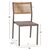 ΚΑΡΕΚΛΑ ΑΛΟΥΜΙΝΙΟΥ ΣΑΜΠΑΝΙ ΜΕ RATTAN & TEXTLINE HM5921.03 46x55,5x83 εκ. - ΚΑΡΕΚΛΕΣ - ΠΟΛΥΘΡΟΝΕΣ στο Milonadakis.gr