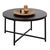ΤΡΑΠΕΖΙ ΣΑΛΟΝΙΟΥ HM9420.03 BLACK MARBLE ΜΕΛΑΜΙΝΗ-ΜΑΥΡΗ ΜΕΤΑΛΛΙΚΗ ΒΑΣΗ Φ80x48,5Yεκ. - ΤΡΑΠΕΖΑΚΙΑ ΣΑΛΟΝΙΟΥ στο Milonadakis.gr
