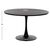 ΤΡΑΠΕΖΙ ΤΡΑΠΕΖΑΡΙΑΣ ROLLO HM9422.02 ΣΤΡΟΓΓΥΛΟ BLACK MARBLE Φ120x74Yεκ. - ΤΡΑΠΕΖΙΑ ΚΟΥΖΙΝΑΣ στο Milonadakis.gr