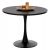 ΤΡΑΠΕΖΙ ΤΡΑΠΕΖΑΡΙΑΣ ROLLO HM9421.02 ΣΤΡΟΓΓΥΛΟ BLACK MARBLE Φ90x74 εκ. - ΤΡΑΠΕΖΙΑ ΚΟΥΖΙΝΑΣ στο Milonadakis.gr