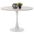 ΤΡΑΠΕΖΙ ΤΡΑΠΕΖΑΡΙΑΣ ROLLO HM9422.01 ΣΤΡΟΓΓΥΛΟ WHITE MARBLE Φ120x74Yεκ. - ΤΡΑΠΕΖΙΑ ΚΟΥΖΙΝΑΣ στο Milonadakis.gr