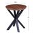 ΒΟΗΘΗΤΙΚΟ ΤΡΑΠΕΖΑΚΙ ΣΤΡΟΓΓΥΛΟ HM9473.02 MDF ΜΕ ΚΑΠΛΑΜΑ ΑΠΟ ΞΥΛΟ ΚΑΡΥΔΙΑΣ Φ50x55Yεκ. - ΒΟΗΘΗΤΙΚΑ ΤΡΑΠΕΖΑΚΙΑ στο Milonadakis.gr