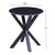ΒΟΗΘΗΤΙΚΟ ΤΡΑΠΕΖΑΚΙ ΣΤΡΟΓΓΥΛΟ HM9473.04 BLACK MARBLE ΕΠΙΦΑΝΕΙΑ ΜΑΥΡΗ ΒΑΣΗ Φ50x55Yεκ. - ΒΟΗΘΗΤΙΚΑ ΤΡΑΠΕΖΑΚΙΑ στο Milonadakis.gr