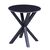ΒΟΗΘΗΤΙΚΟ ΤΡΑΠΕΖΑΚΙ ΣΤΡΟΓΓΥΛΟ HM9473.04 BLACK MARBLE ΕΠΙΦΑΝΕΙΑ ΜΑΥΡΗ ΒΑΣΗ Φ50x55Yεκ. - ΒΟΗΘΗΤΙΚΑ ΤΡΑΠΕΖΑΚΙΑ στο Milonadakis.gr