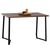 ΤΡΑΠΕΖΙ ΤΡΑΠΕΖΑΡΙΑΣ JAY HM9531 MDF ΚΑΡΥΔΙ-ΜΑΥΡA ΜΕΤΑΛΛΙΚΑ ΠΟΔΙΑ 120x70x76Υεκ. - ΤΡΑΠΕΖΙΑ ΚΟΥΖΙΝΑΣ στο Milonadakis.gr